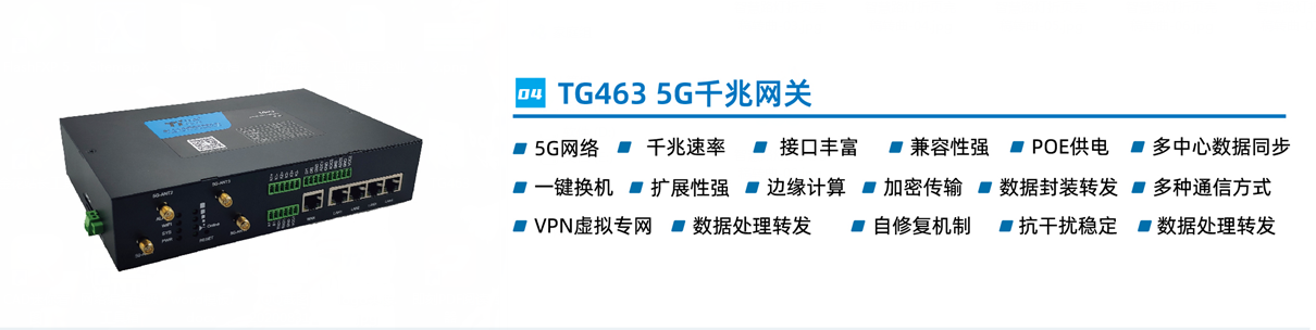 智慧燈桿網(wǎng)關(guān)TG463